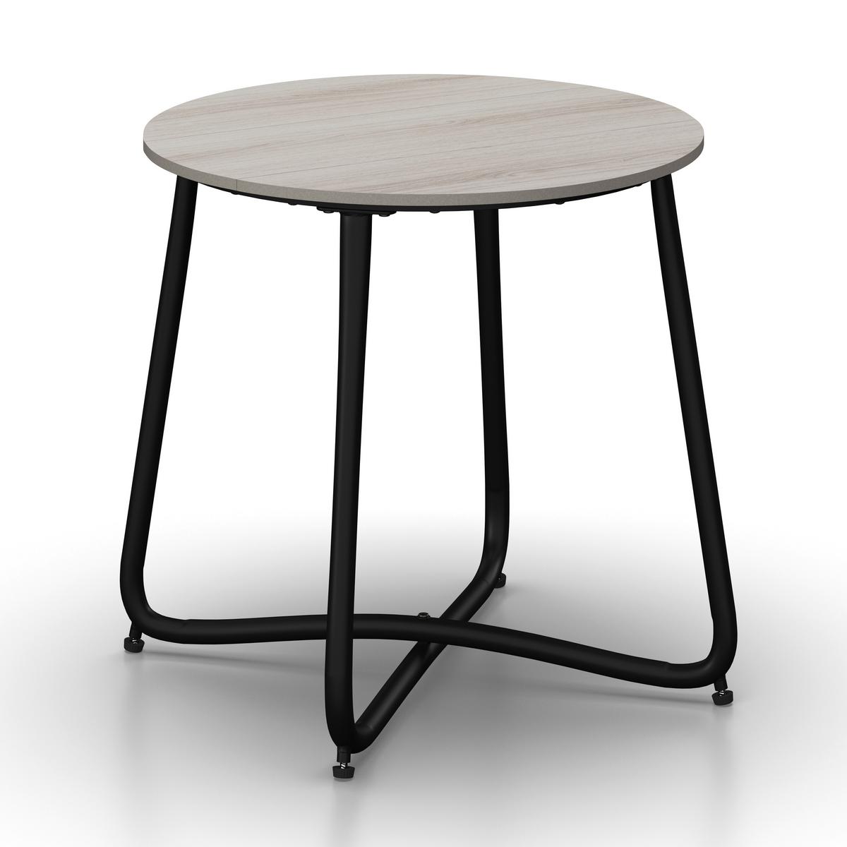 ZAHRADNÍ ODKLÁDACÍ STOLEK PINE - šedá/černá, Moderní, kov/plast (50/49,5/50cm) - Bessagi Garden