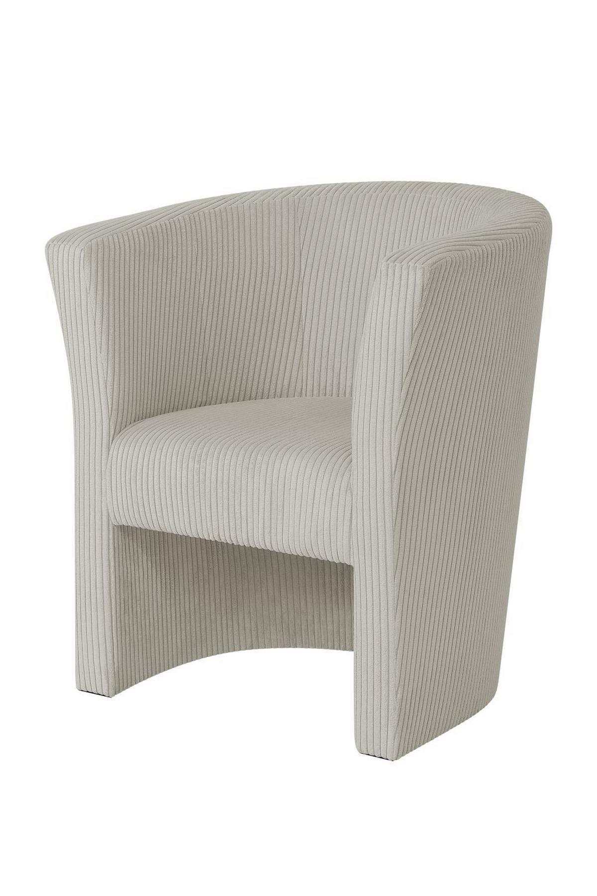 Koktailové kreslo PAUL, krémový menčester ZOOM - čierna/krémová, Konventionell, kompozitné drevo/textil (70/76/64cm) - P & B