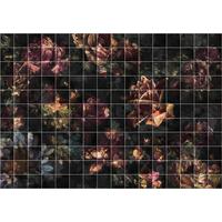 Fototapete Tiles Flowers - Multicolor, Trend, Papier (400/280cm) - Komar