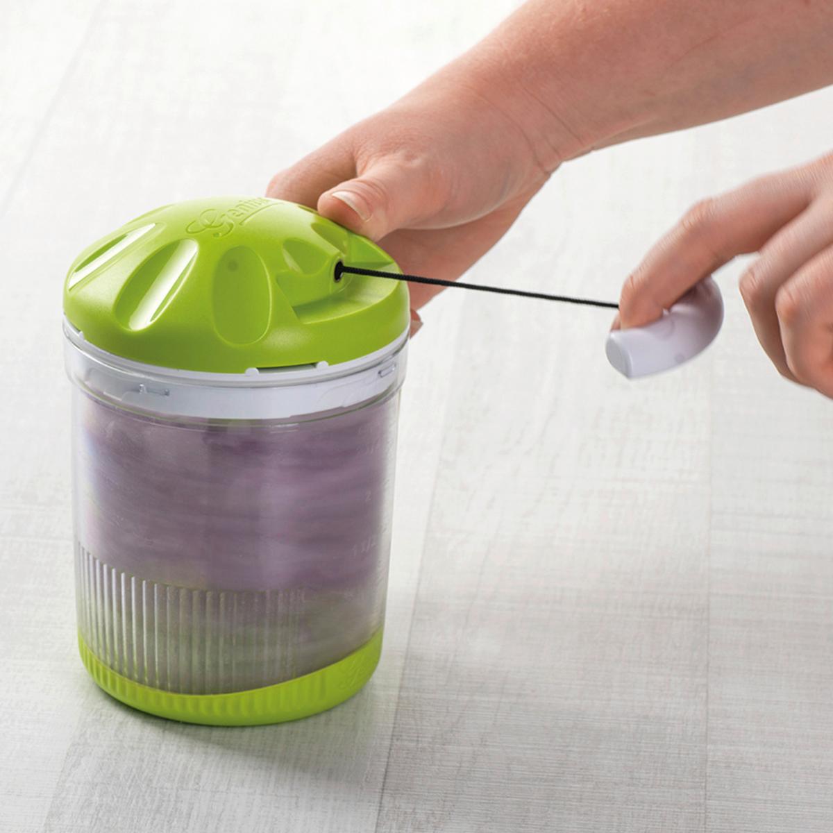 Universalzerkleinerer Twist N Joy 3tlg. - Grün, Basics, Kunststoff/Metall - Genius