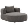 Xxl-sessel Ferro Anthrazit B: 122 Cm - Anthrazit/Schwarz, Design, Textil (122/76/156cm) - Livetastic