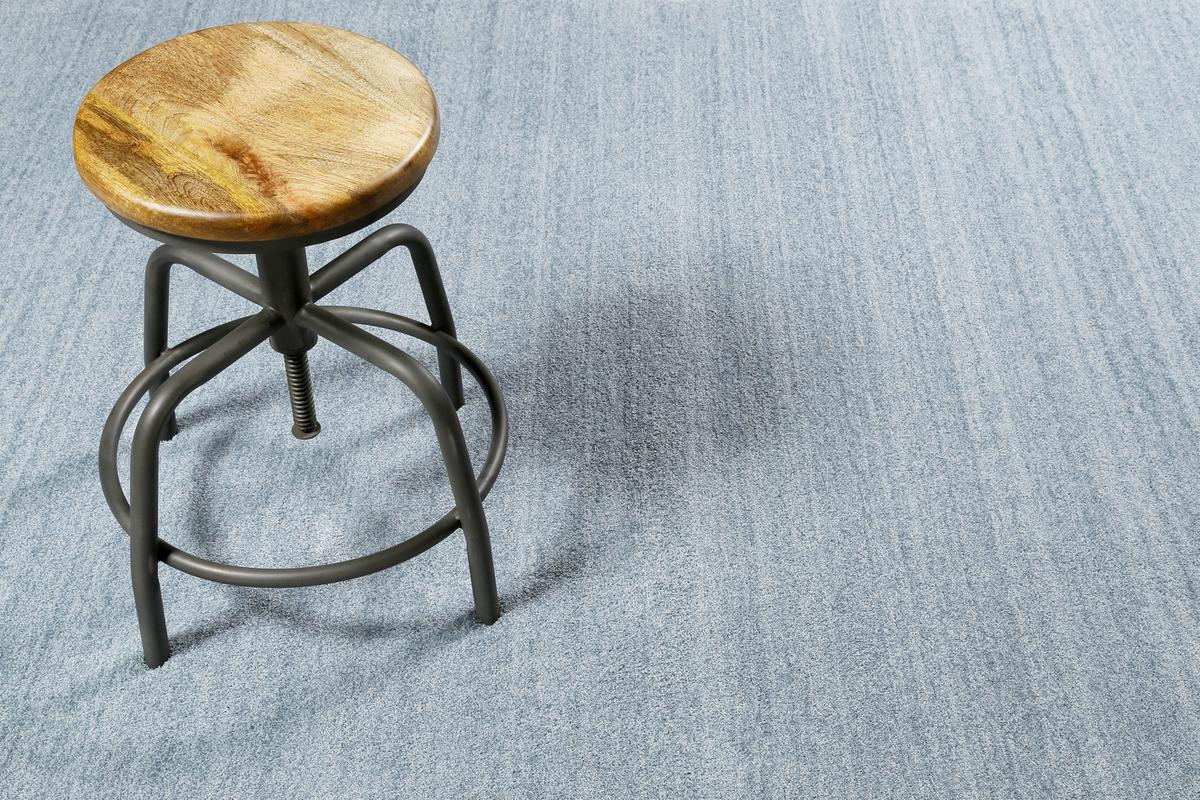 Hochflor Teppich Hellblau Loft 130x190 cm - Hellblau, Basics, Textil (130/190cm) - Esprit
