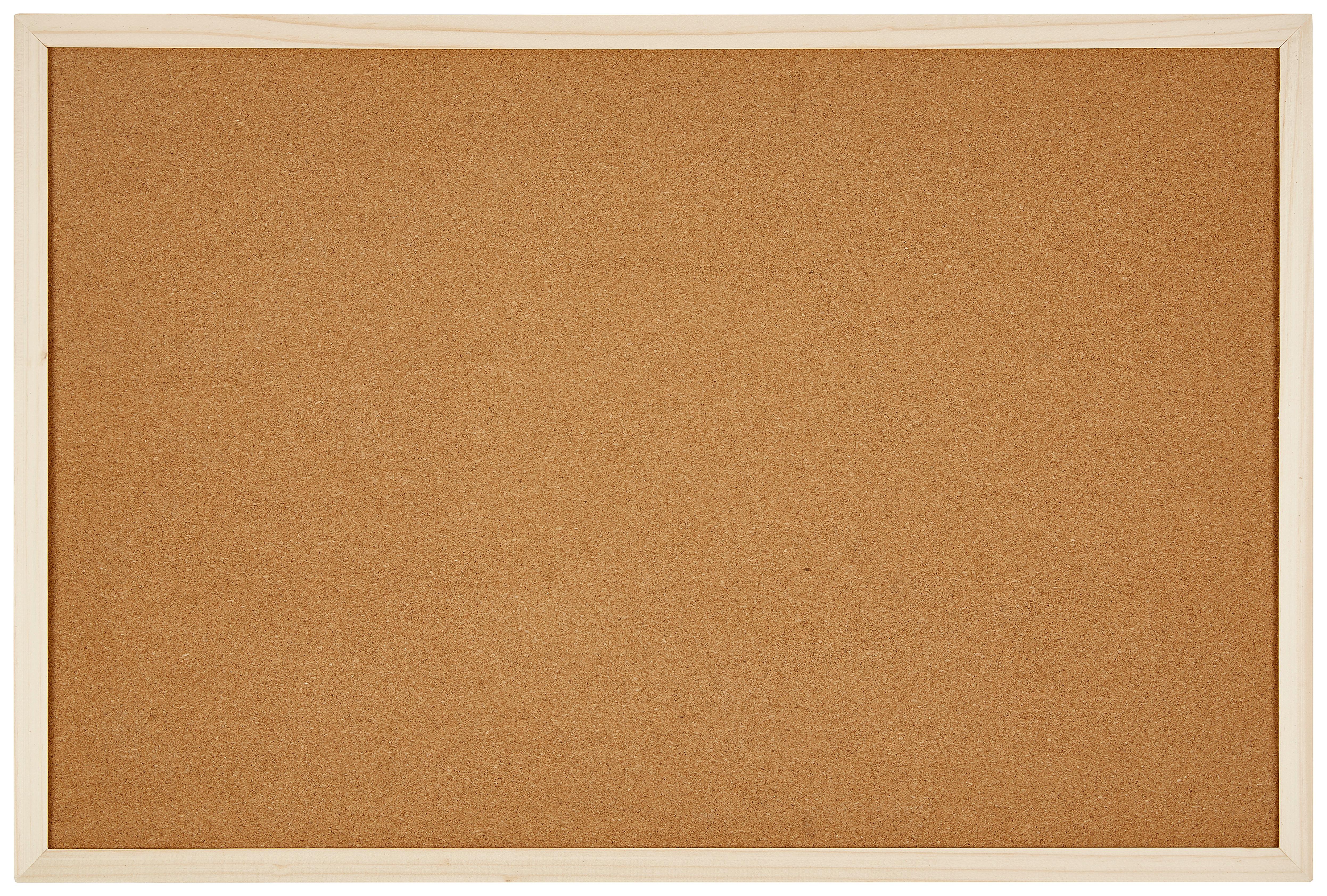 Üzenőtábla Bea - natúr/feketefenyő, Basics, karton/fa (40/60cm) - Homezone