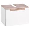 Waschbeckenunterschrank Siena B: 60 cm Sonoma Eiche/Weiß - Weiß/Sonoma Eiche, MODERN, Holzwerkstoff (60/40/35cm) - Held