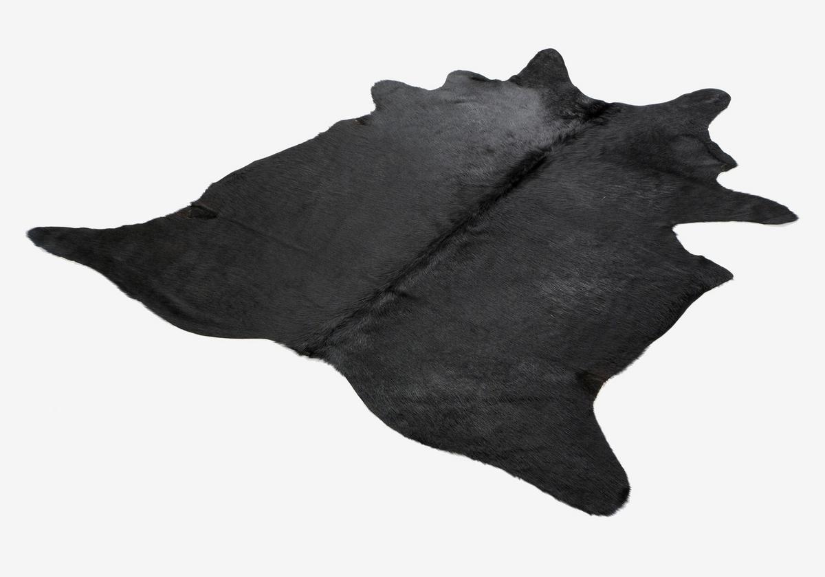Rinderfell Schwarz 160x200 cm - Schwarz, LIFESTYLE, Fell (160/200cm) - Linea Natura