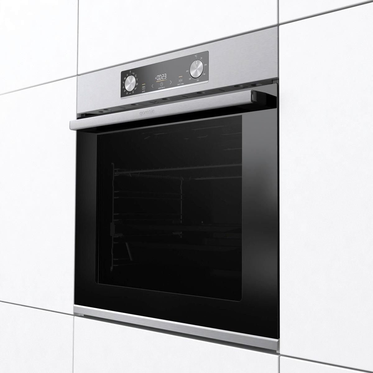 Einbaubackofen Bos6737e13x - Edelstahlfarben, Basics, Glas (59,5/59,5/56,4cm) - Gorenje