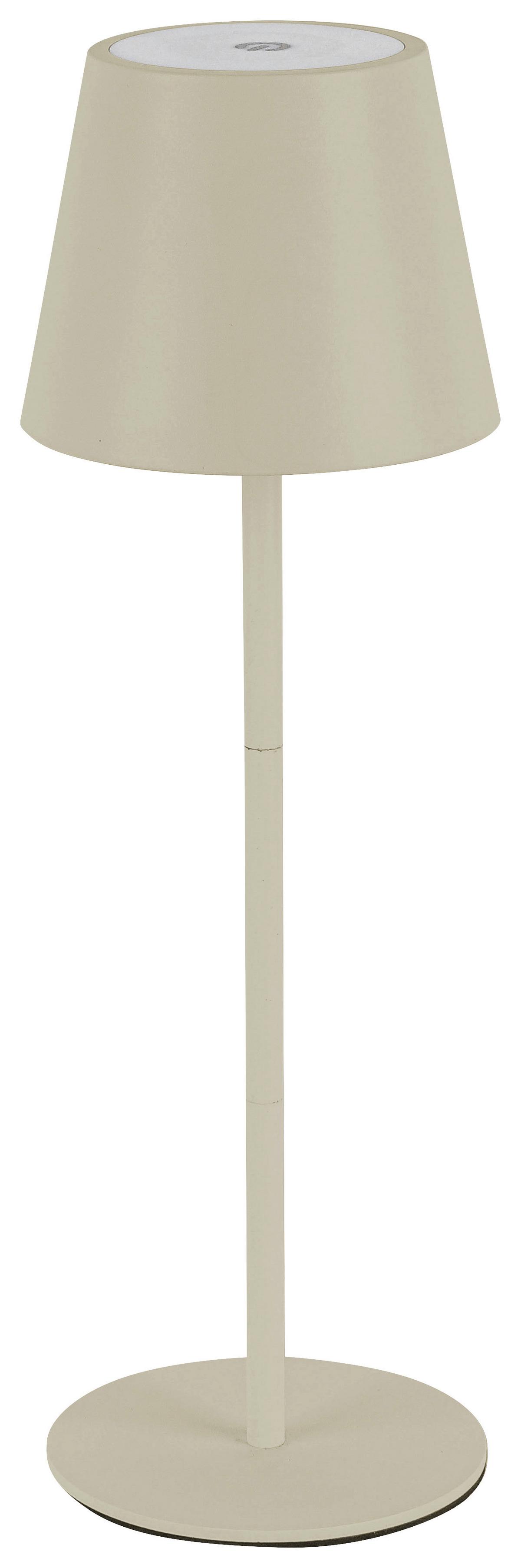 STOLNÍ LAMPA NA BATERIE NOEMI - pískové barvy, Konvenční, kov/plast (10,5/17-36cm) - Mömax