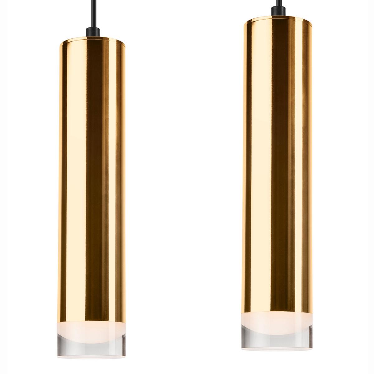 Hängeleuchte 39572 Diego - Goldfarben, Design, Metall (32/6/99cm)