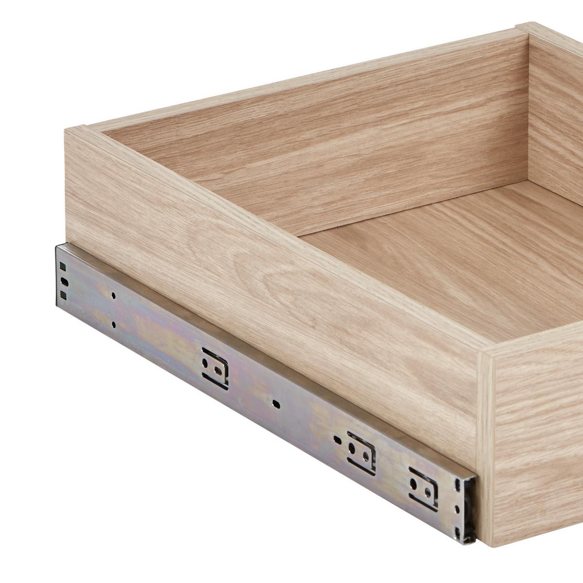 Schublade Unit, Eichefarben B: 42,4 cm, Vollauszug - Eichefarben, MODERN, Holzwerkstoff (42,4cm) - Ondega