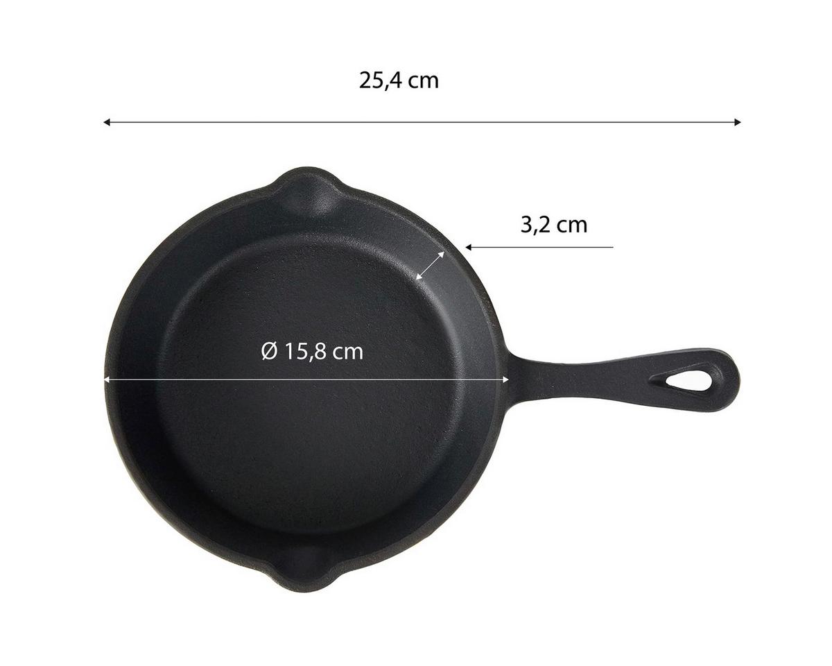 Servírovací pánev ECHTWERK SERVIERPFANNE - černá, Design, kov (15/3,5/25cm) - Echtwerk