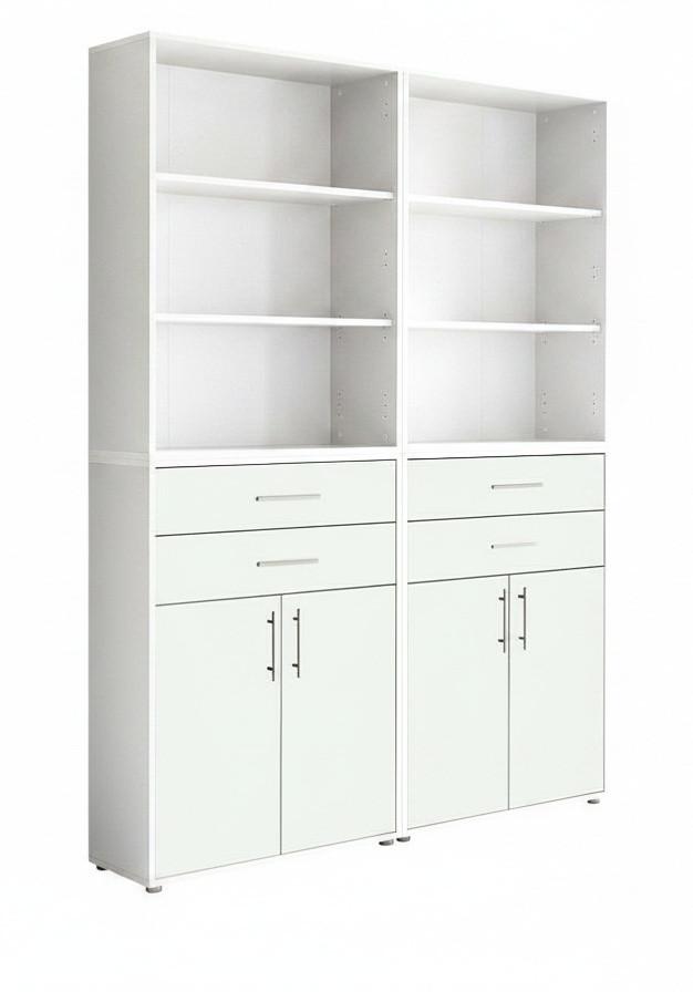 Aktenschrank Office Edition Weiß B: 168,8cm - Weiß, MODERN, Holzwerkstoff (168,8/227,2/33cm) - MID.YOU