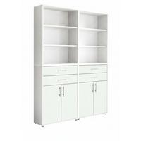 Aktenschrank Office Edition Weiß B: 168,8cm - Weiß, MODERN, Holzwerkstoff (168,8/227,2/33cm) - MID.YOU