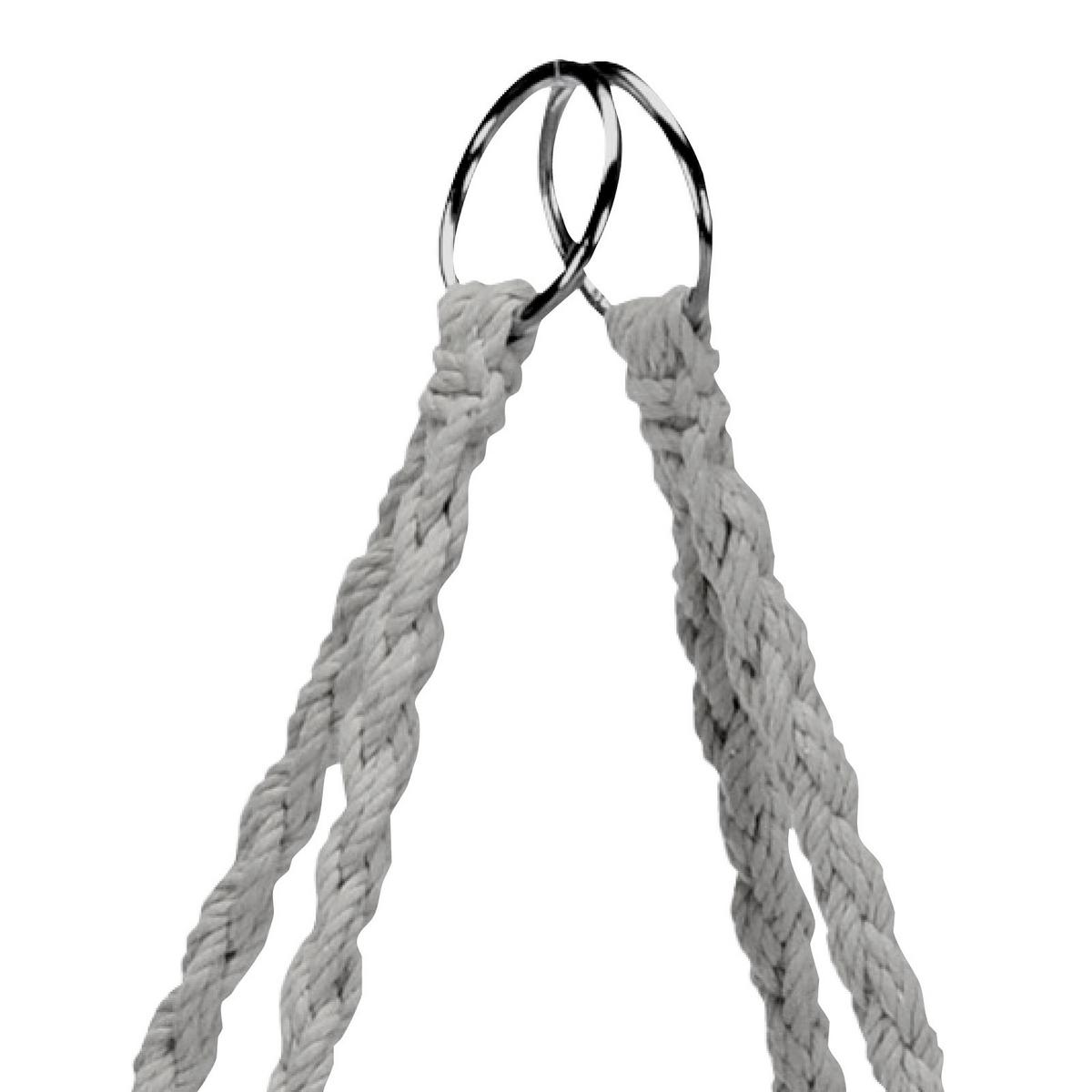 Függőfotel X28000260 - szürke, Basics, textil/fém (80/115/60cm)