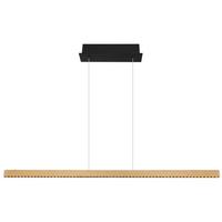 LED-Hängeleuchte 17013hg Dentsy - Schwarz/Kupferfarben, KONVENTIONELL, Metall (120/4/120cm) - Globo