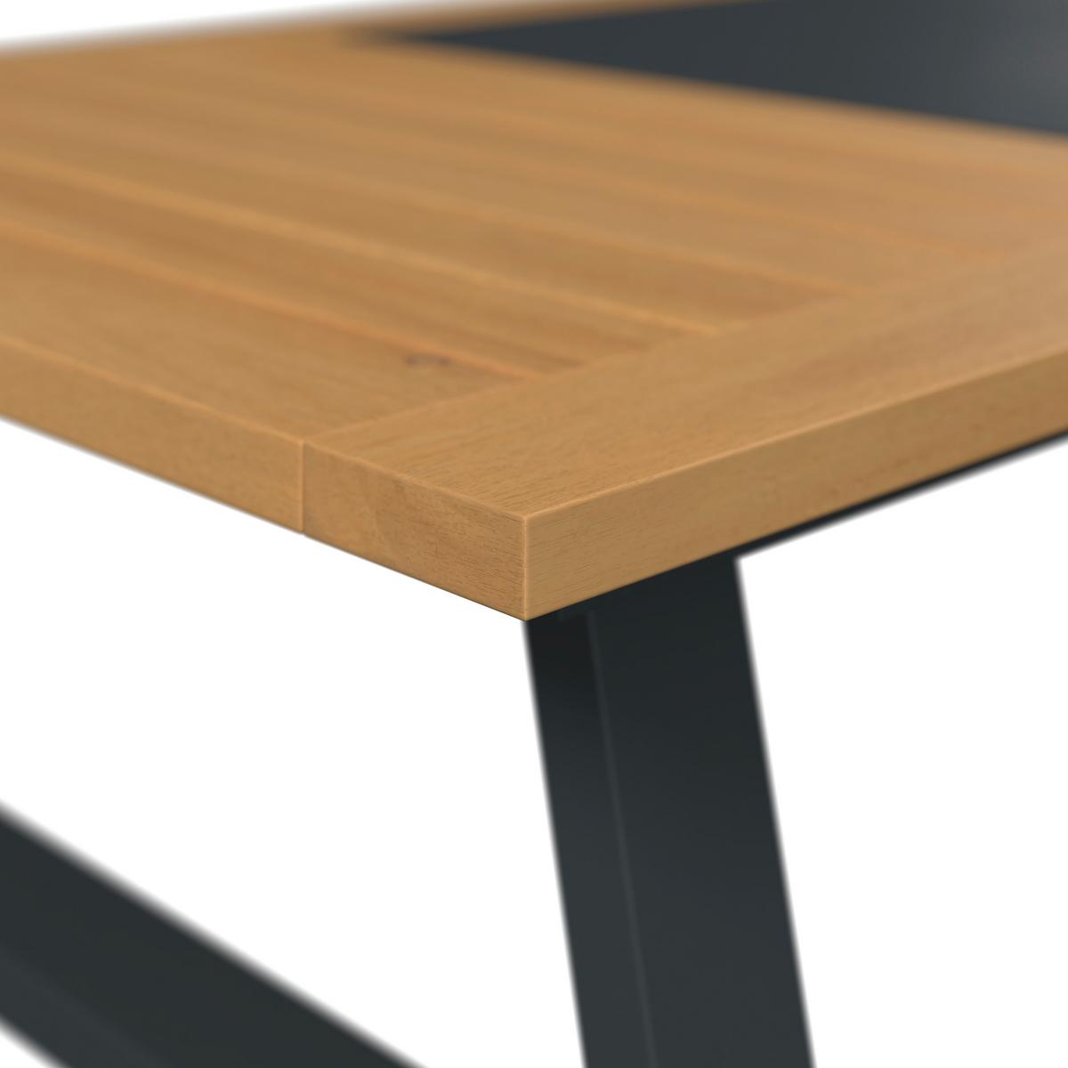 Loungegarnitur Arizona - Grau, MODERN, Holz/Textil (219/219cm) - Beldano