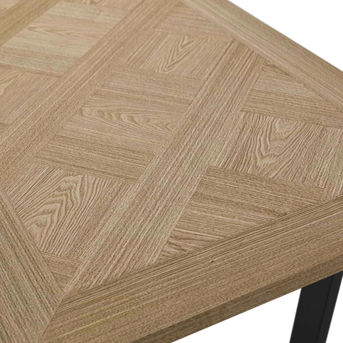 Jídelní set Abelia - černá/krémová, Moderní, kov/kompozitní dřevo - Bessagi Home