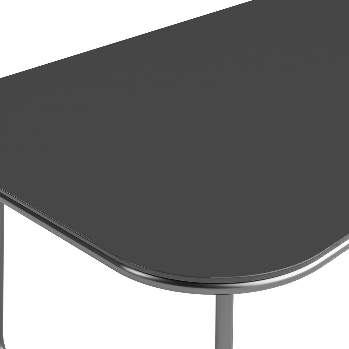 Terasová sedací souprava ELLY - šedá/černá, Moderní, kov/textil (116/77/71cm) - Bessagi Garden