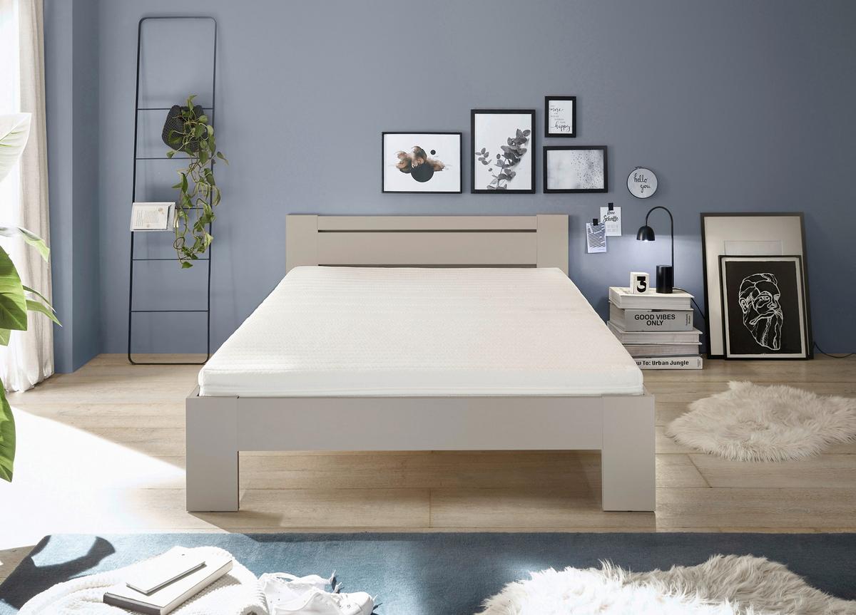 Bett Cannes 140 Kashmir Dekor 140x200 - Kaschmir, KONVENTIONELL, Holzwerkstoff (140/200cm) - Ondega