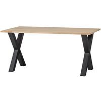 Esstisch Tablo Eichefarben L: 180 Cm - Eichefarben/Schwarz, Design, Holz/Metall (180/90/75cm) - Livetastic