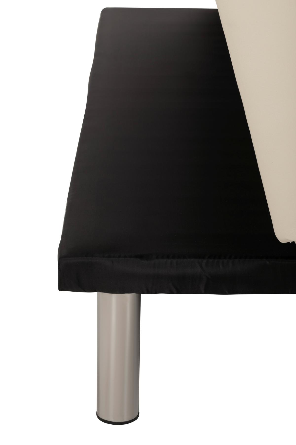 Schlafsofa Silva - Silberfarben/Creme, Basics, Textil (179/74/91cm) - P & B