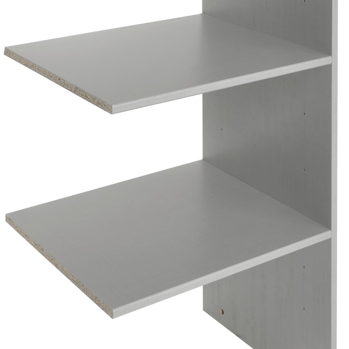 Inneneinteilung Wäscheeinteilung Fresh - Grau, MODERN, Holzwerkstoff (100/160/50cm) - MID.YOU