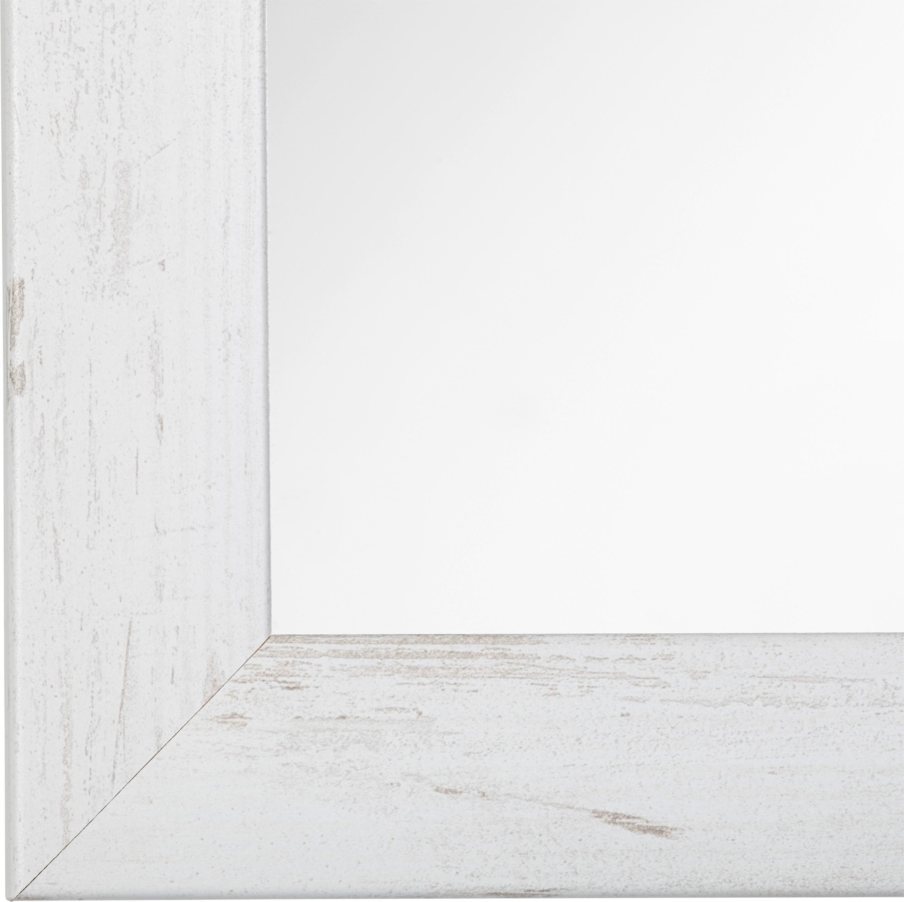 NÁSTĚNNÉ ZRCADLO OLD-WHITE-HEAVY - bílá, kompozitní dřevo/sklo (40/160/2cm) - Mömax