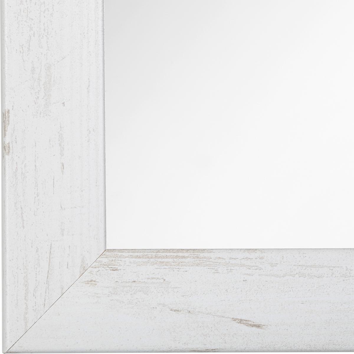 NÁSTĚNNÉ ZRCADLO OLD-WHITE-HEAVY - bílá, kompozitní dřevo/sklo (40/160/2cm) - Mömax