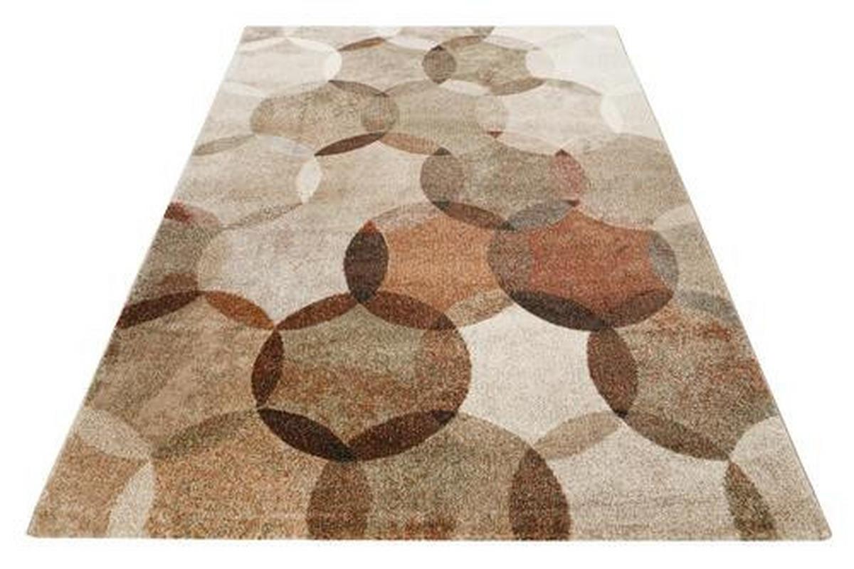 Webteppich Beige/braun Graphik Modernina 80x150 Cm - Rotbraun/Beige, Design, Textil (80/150cm) - Esprit