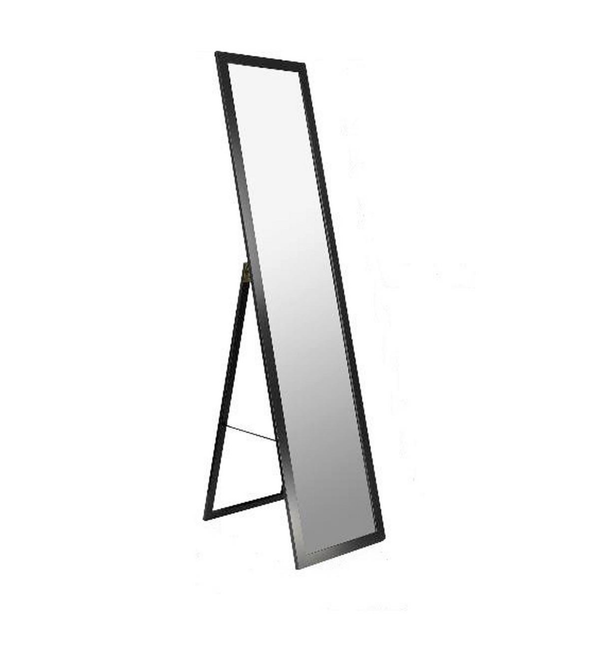 STOJACIE ZRKADLO RIO - čierna, Modern, kompozitné drevo/sklo (36/156/44cm) - Mömax