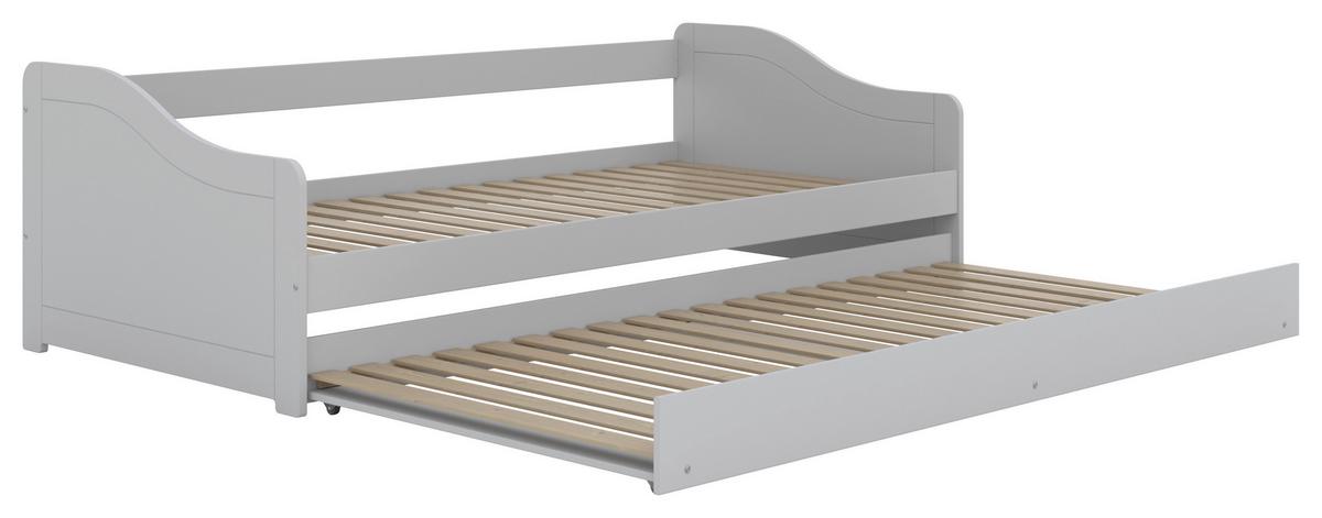 Kinder-/Juniorbett Blanka Weiß B: 90cm - Birkefarben/Weiß, MODERN, Holz/Holzwerkstoff (90/200cm) - MID.YOU