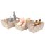 Regalkorbset Gesa, Beige - Beige, KONVENTIONELL, Kunststoff/Metall - Ombra