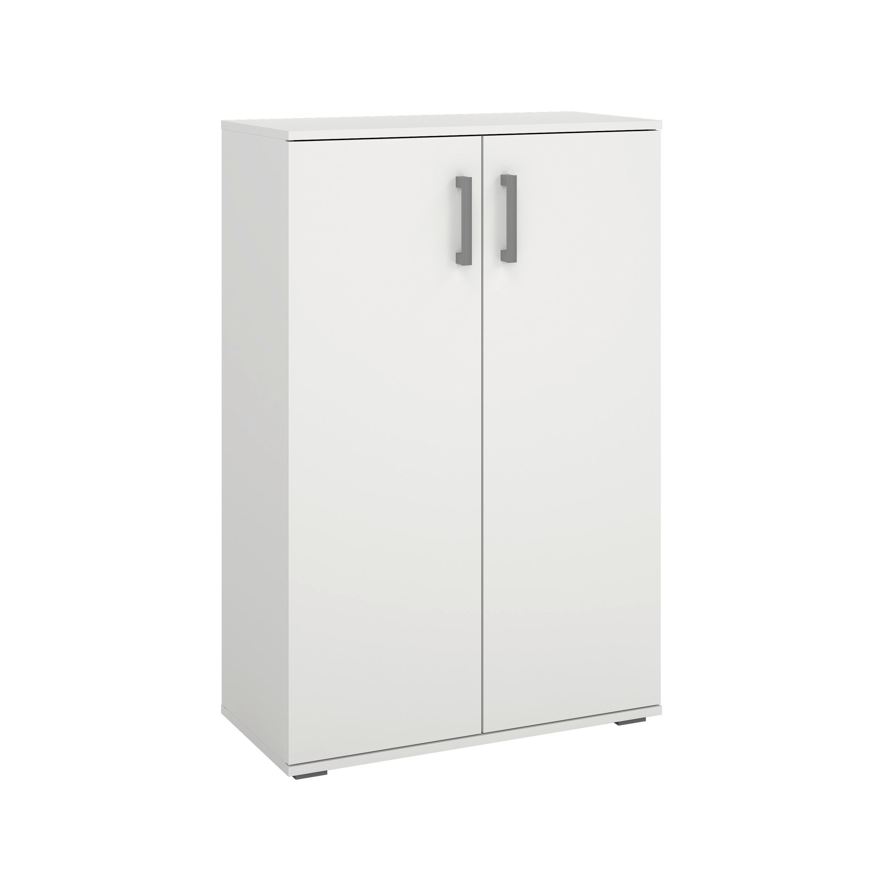 SKRINKA NA TOPÁNKY JIMMY II - biela, Konventionell, kompozitné drevo/plast (70/106/33,4cm) - Mömax