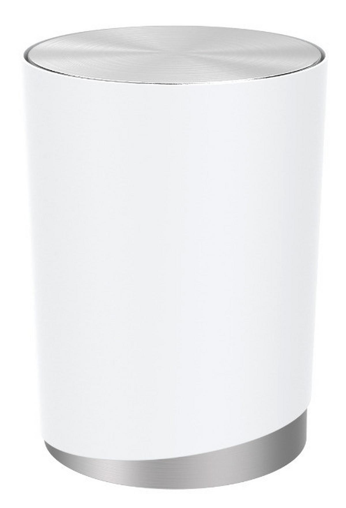 Kozmetický kôš Chris, 5l - biela, Modern, kov/plast (19,05/25,4cm) - Premium Living