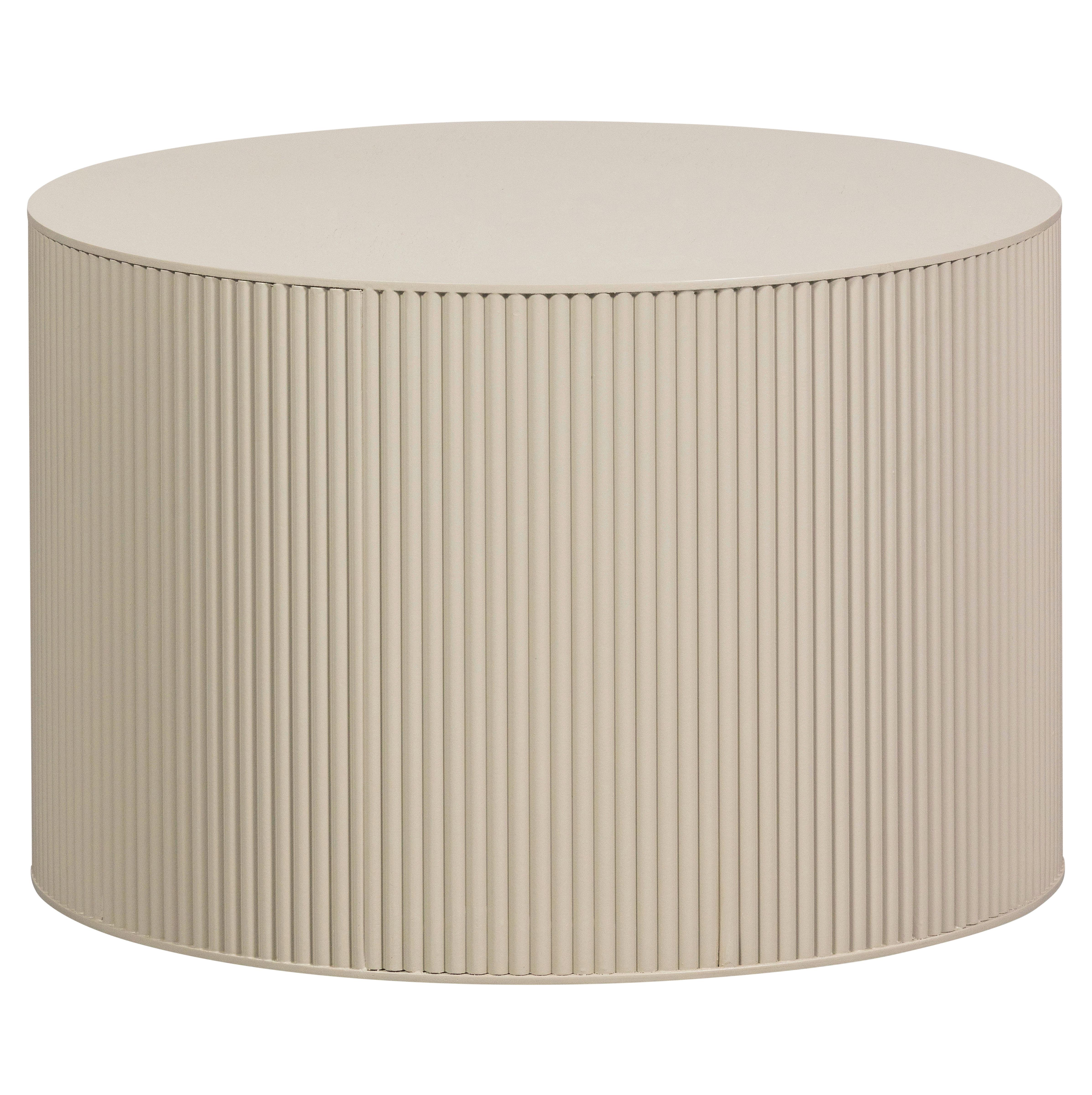 Beistelltisch Sanne Beige L: 60 cm - Beige, Design, Holzwerkstoff (60/60/40cm) - Livetastic