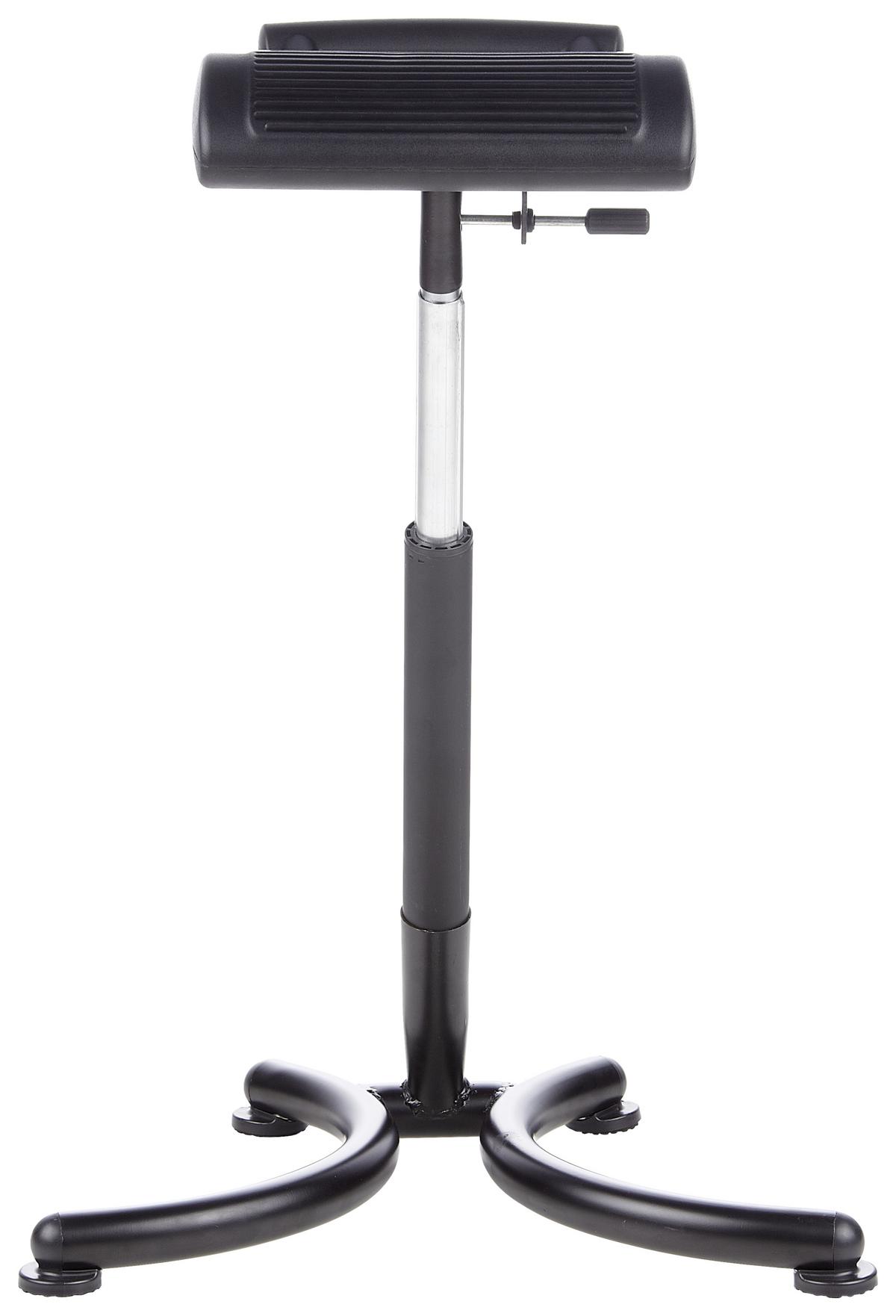 Bürohocker Top Work 30 Höhenverstellbar Schwarz - Schwarz, MODERN, Kunststoff/Metall (59/70/47cm) - MID.YOU