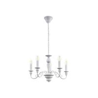 Hängeleuchte 49851 Caposile - Weiß, KONVENTIONELL, Metall (54,5/110cm) - Eglo