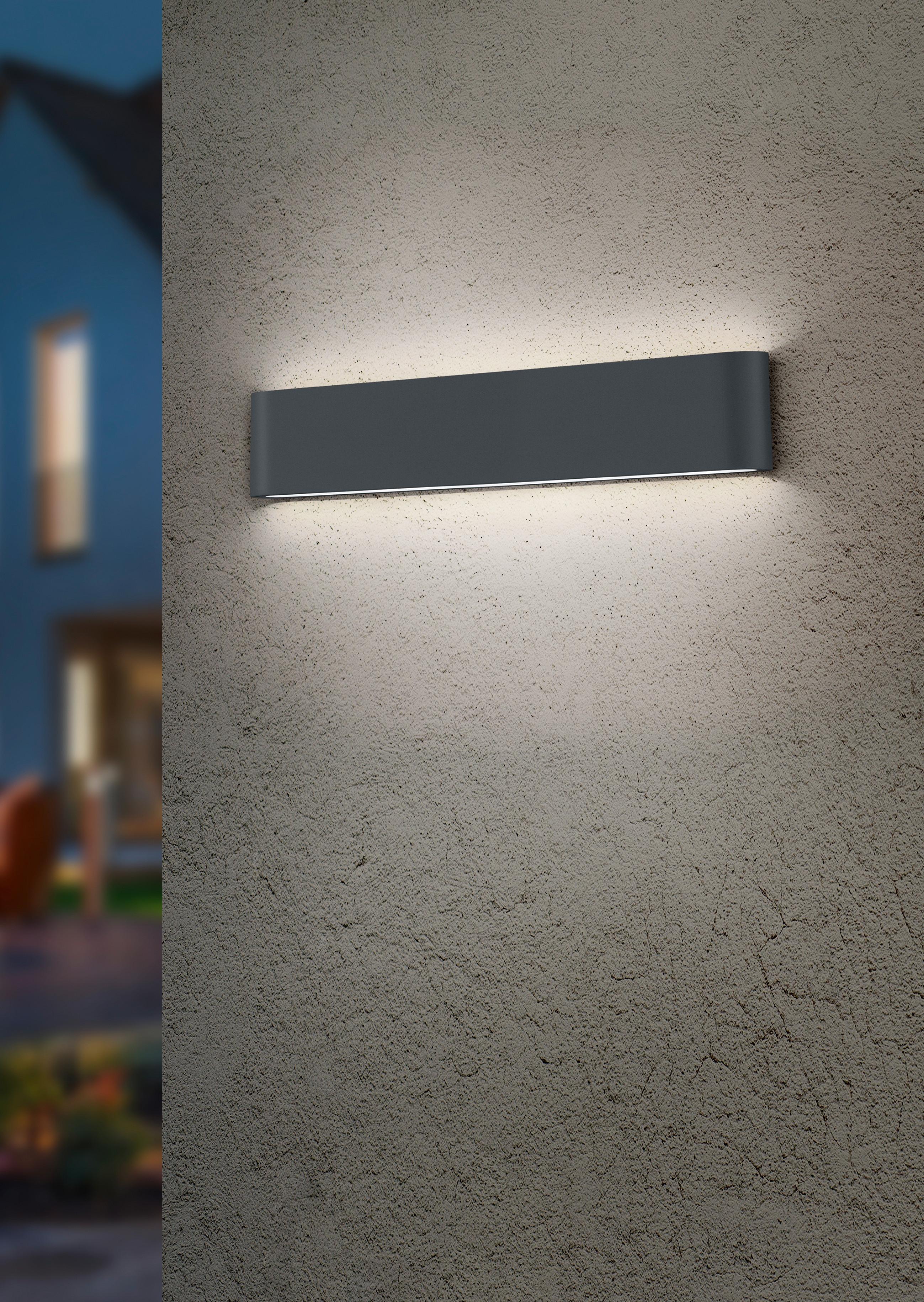 Außenwandleuchte 226460242 Thames Ii - Anthrazit, Design, Metall (9/46,5/4cm) - Trio Leuchten