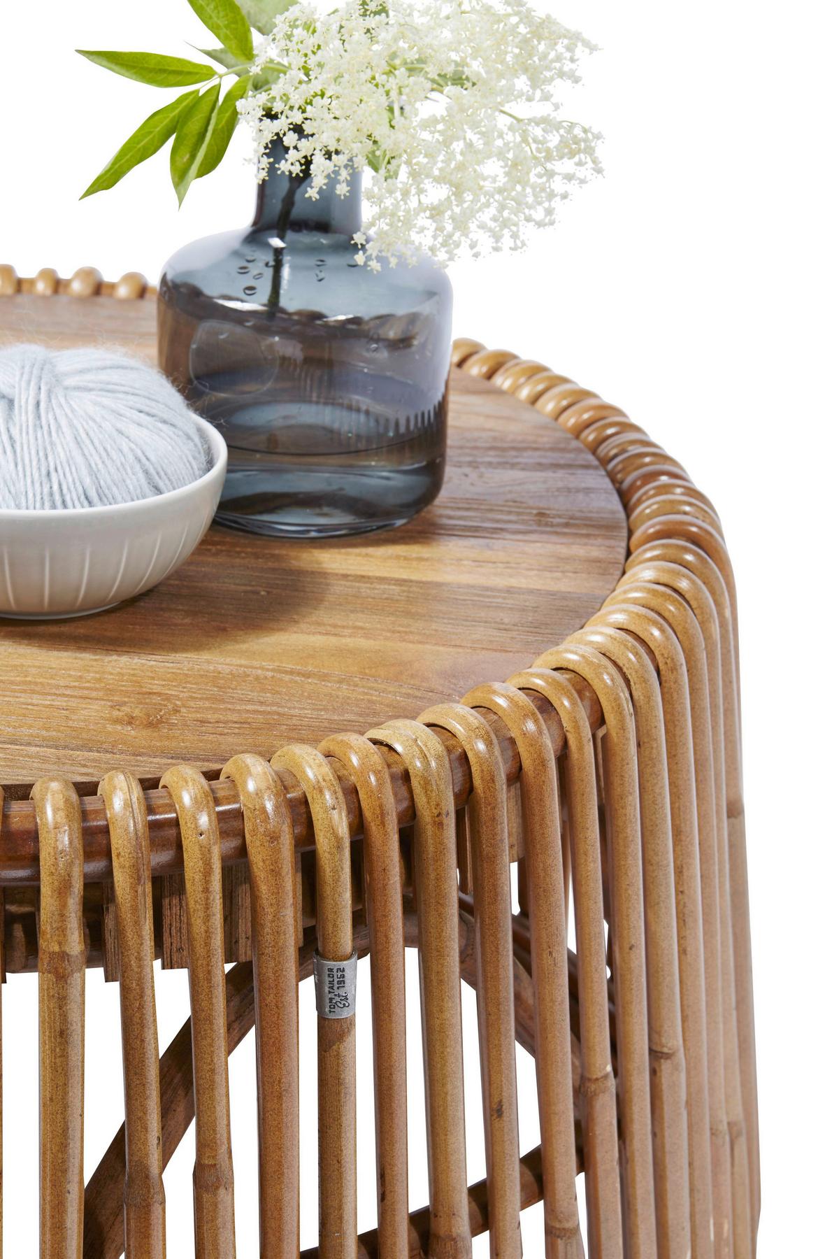 Beistelltisch Naturfarben B: 69 cm - Naturfarben, Design, Holz (69/69/38cm) - MID.YOU