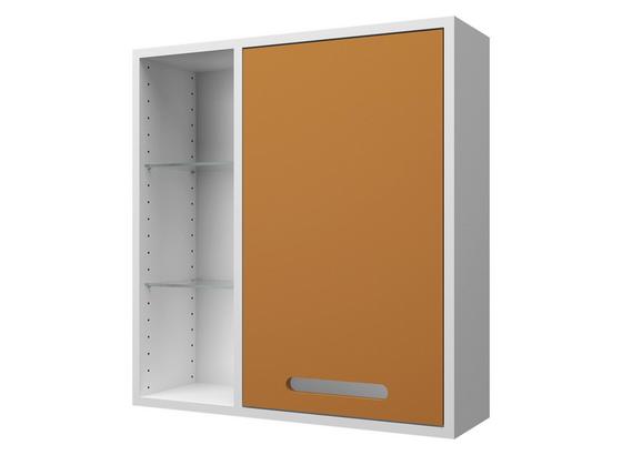 Hängeschrank Malmö 60 cm Weiß/ Curry - Currygelb/Weiß, Basics, Glas/Holzwerkstoff (60/64/20cm) Hängeschrank Malmö 60 cm Weiß/ Curry - Currygelb/Weiß, Basics, Glas/Holzwerkstoff (60/64/20cm)