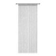 Fadenvorhang + Stangendurchzug Renata 90x245 cm Grau - Grau, MODERN, Textil (90/245cm) - Luca Bessoni