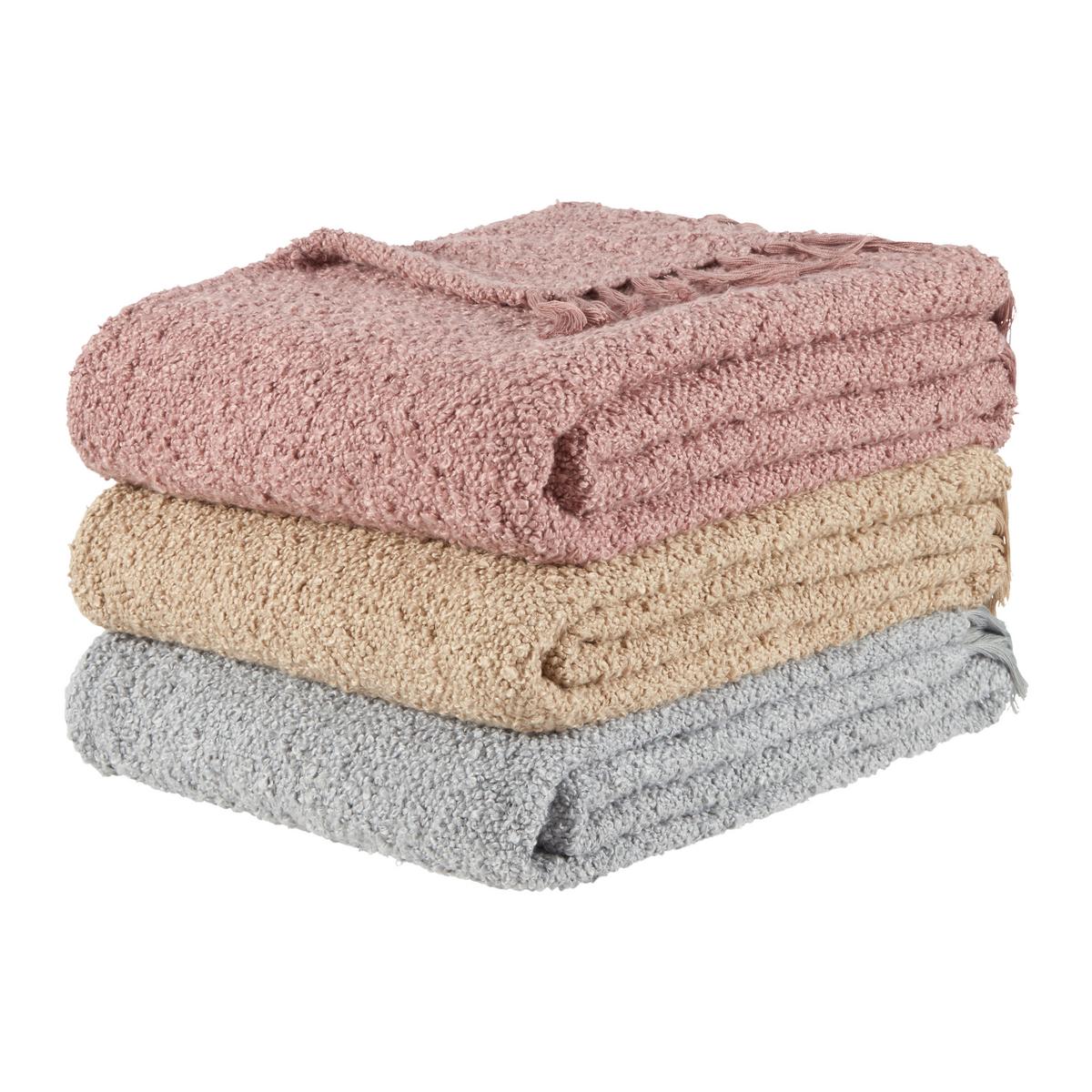 Měkká deka Berkley, 130/170cm, béžová - béžová, Konvenční, textil (130/170cm) - Mömax