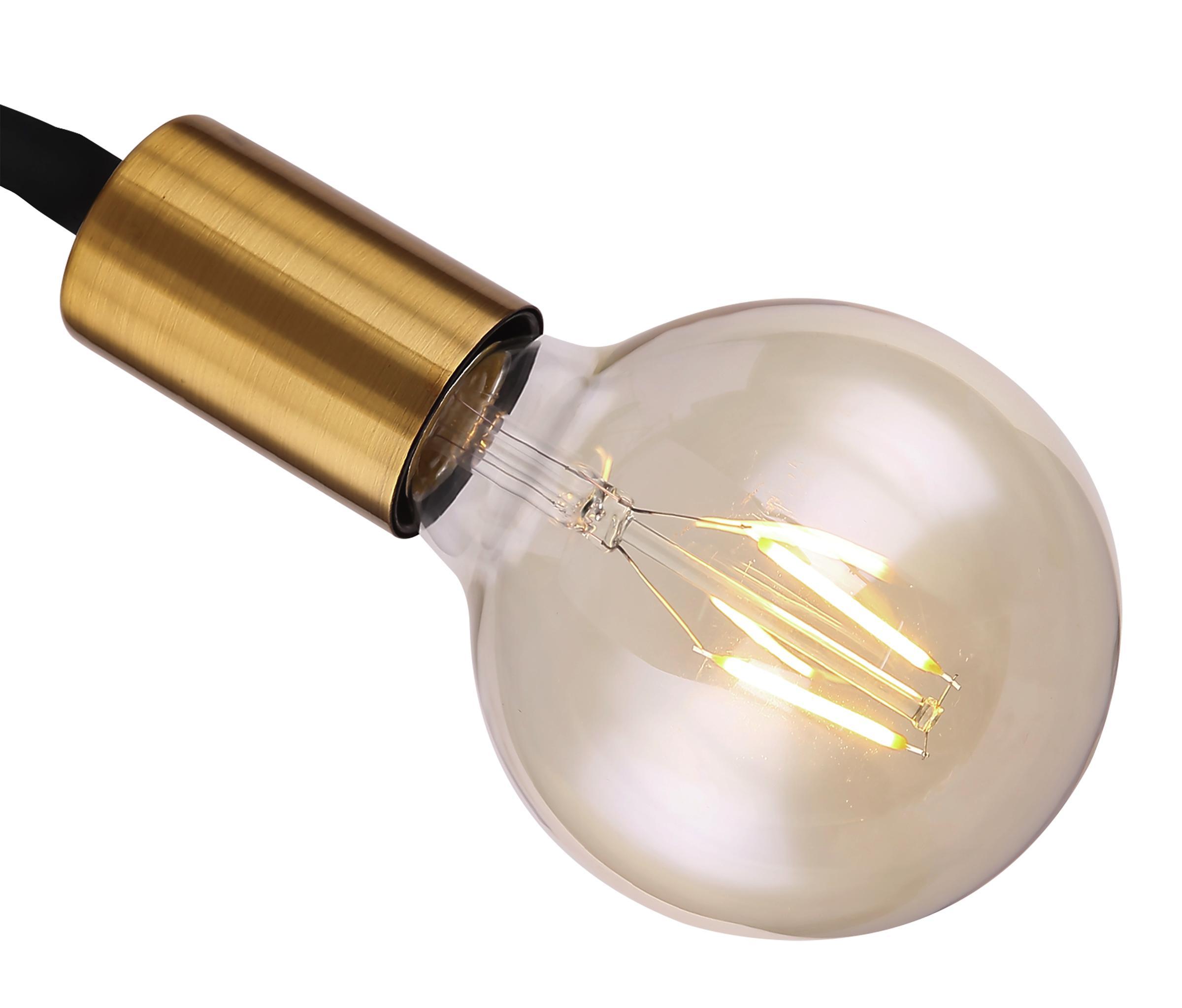 Wandleuchte in Goldfarben