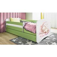 Kinder-/Juniorbett Babydreams inkl. Matratze 80x160 - Birkefarben/Weiß, MODERN, Holz/Holzwerkstoff (80/160cm) - MID.YOU
