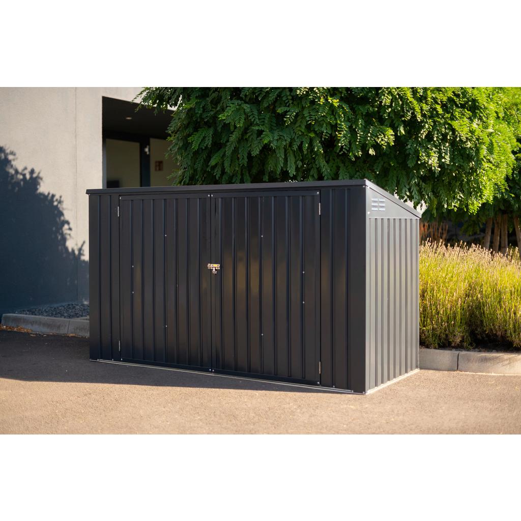 Mülltonnenbox Für 3-tonnen Lxbxh 235x131x100 Cm Absperrbar