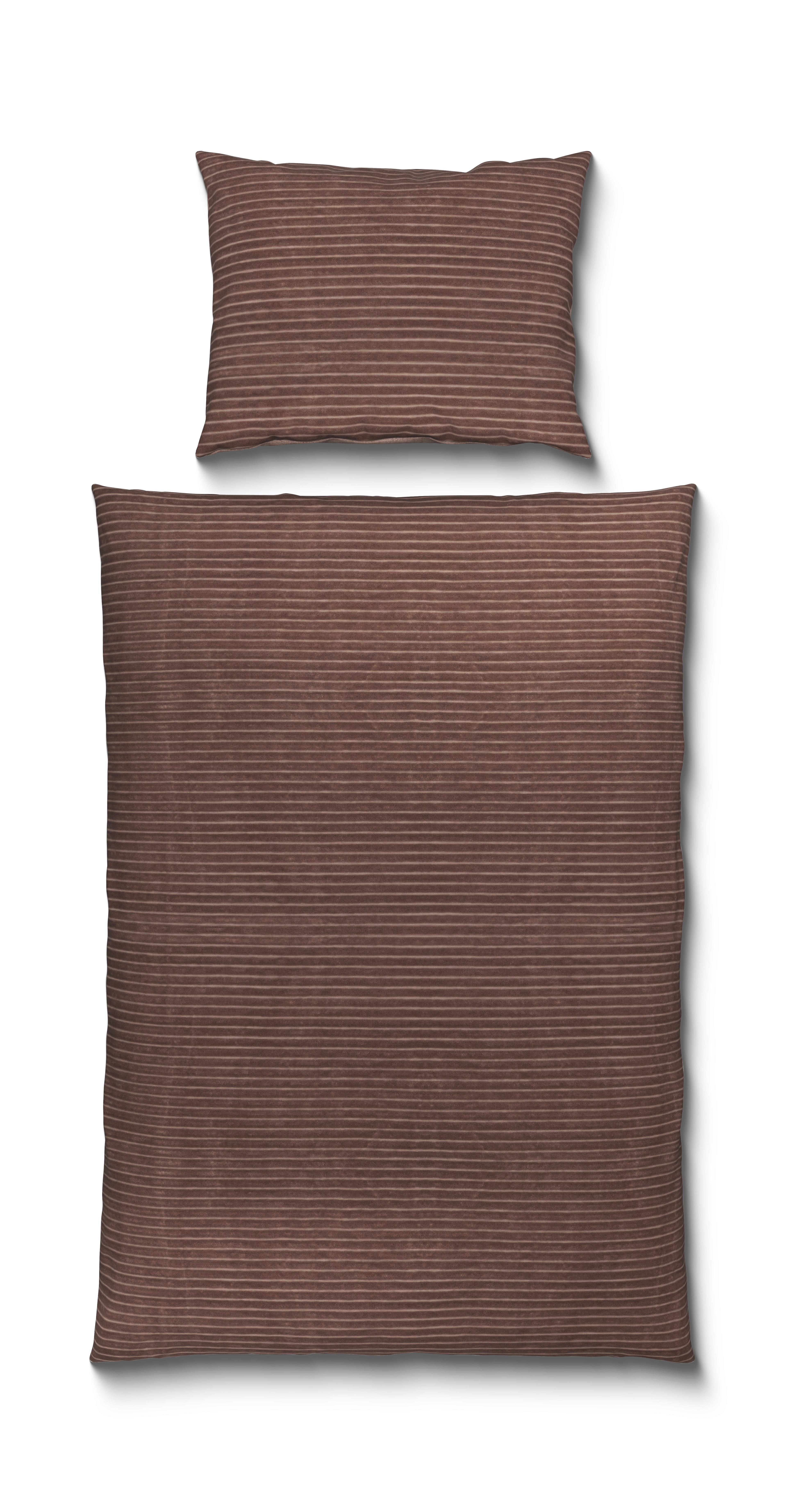 Ágyneműhuzat-garnitúra Sina - taupe, Modern, textil - Luca Bessoni