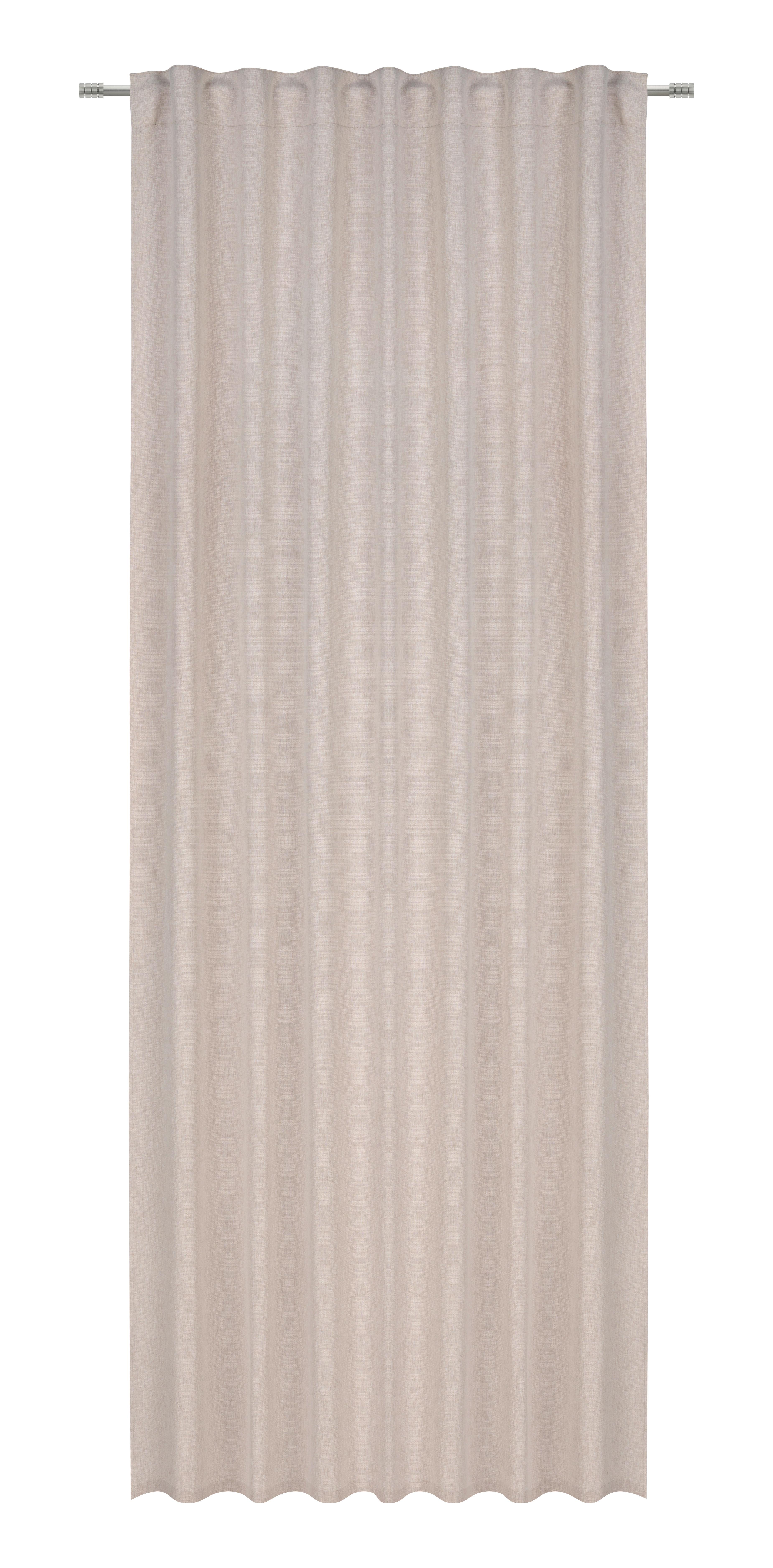 Verdunklungsvorhang Anna mit Kombiband 135x245 cm Beige