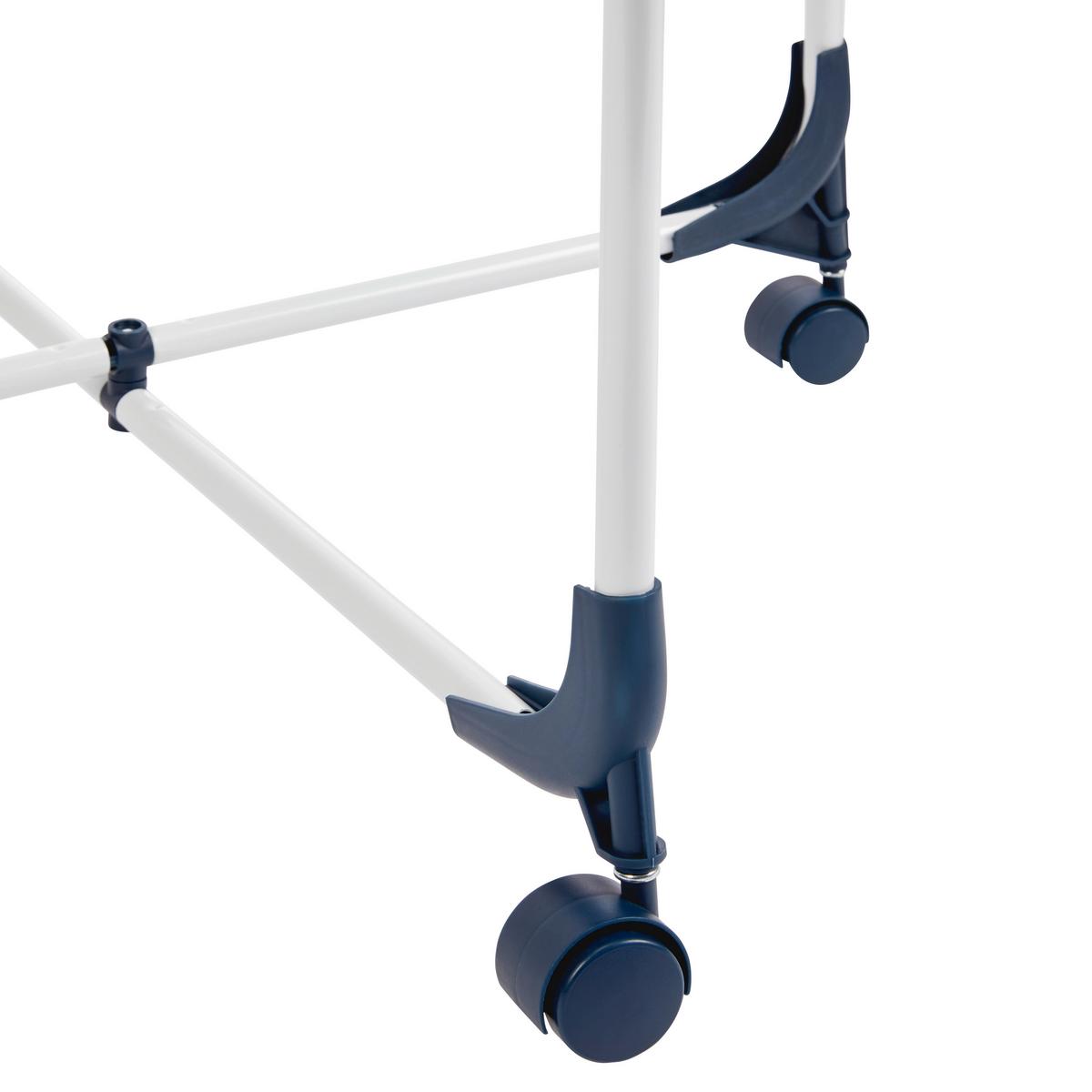 Ruhaszárító Torony Tower - sötétkék/fehér, Konventionell, műanyag/fém (70/65/136cm) - Homezone