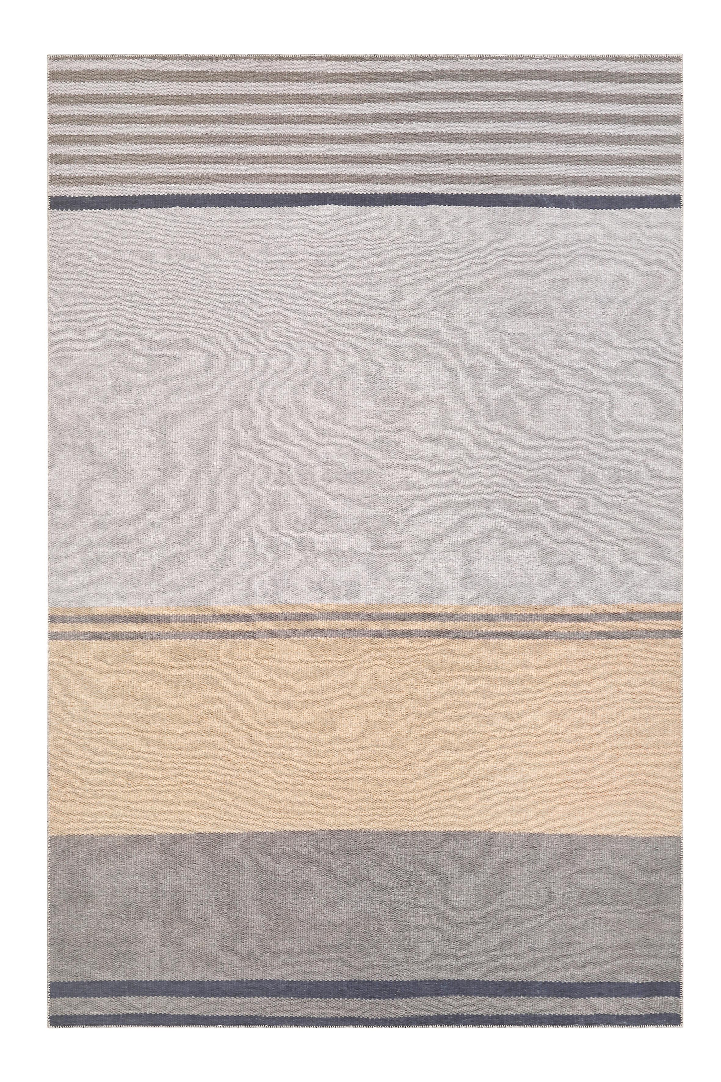 Flachwebteppich Camps Bay Braun/grau/orange 130x190 Cm - Braun/Orange, KONVENTIONELL, Textil (130/190cm) - Esprit