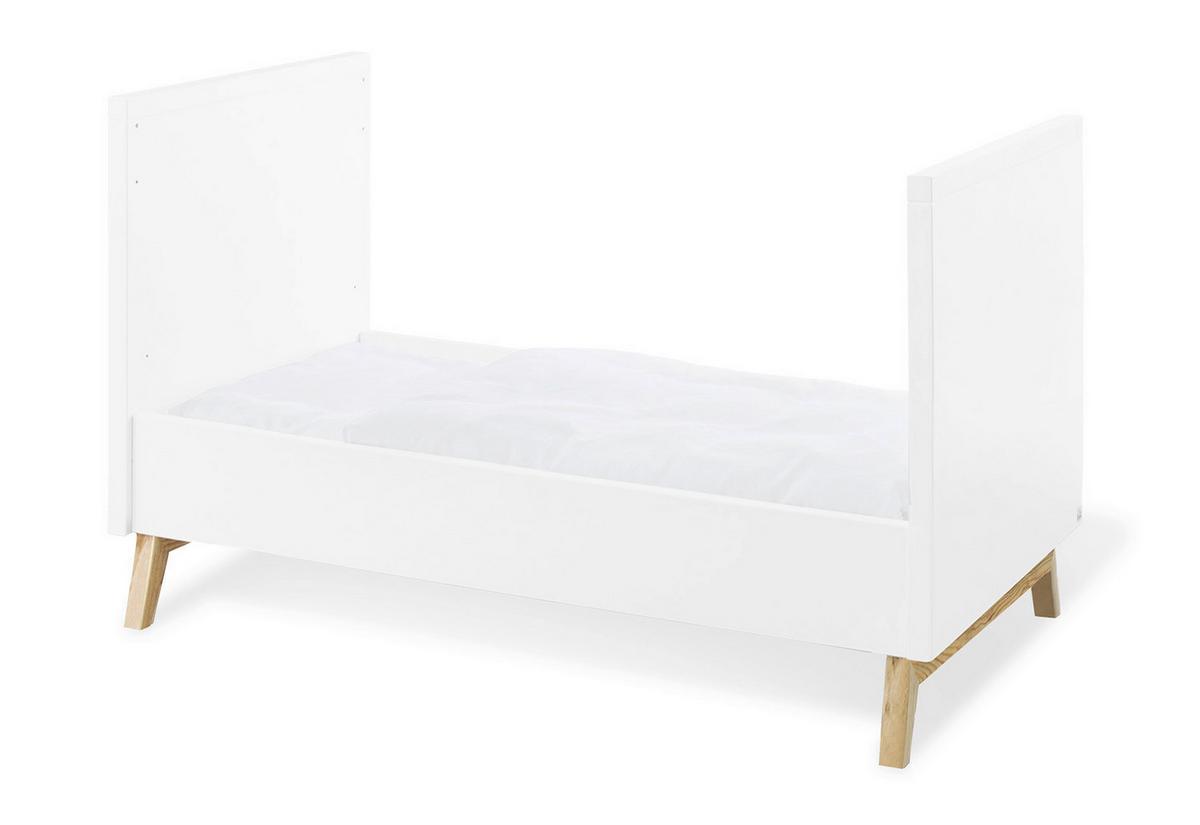 Babyzimmer 103415xg Riva - Eschefarben/Weiß, Design, Holzwerkstoff - Pinolino