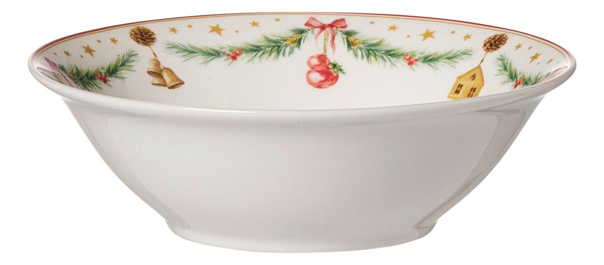 Miska na dezert HOLLY - viacfarebná, Basics, keramika (14/14/4cm)